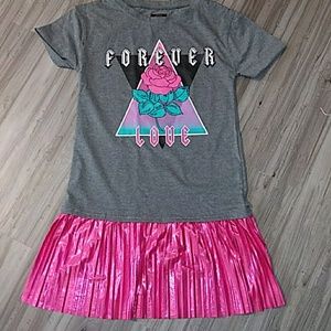 Material girl but and t-shirt dress sz 12/14
